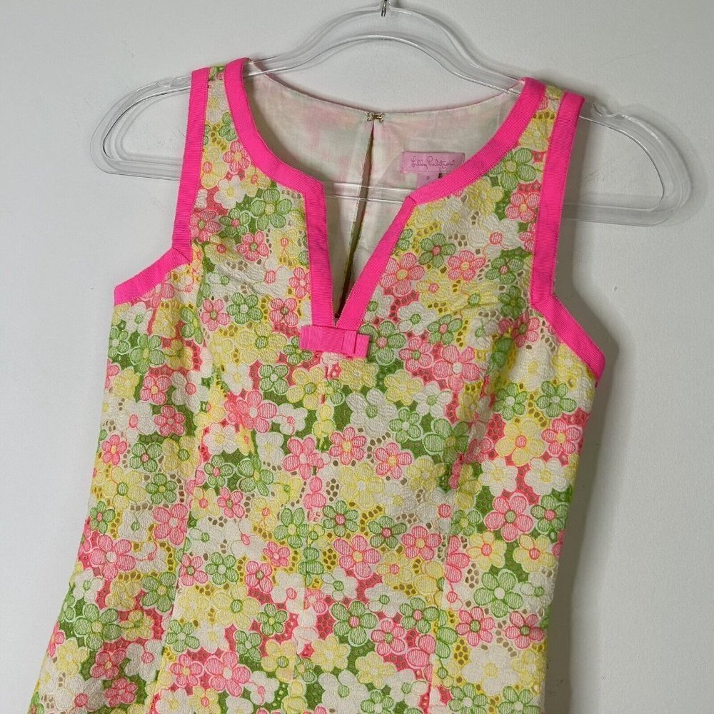 NEW Lilly Pulitzer Eyelet Lace Percy Dress Size 0 - Picture 6 of 12